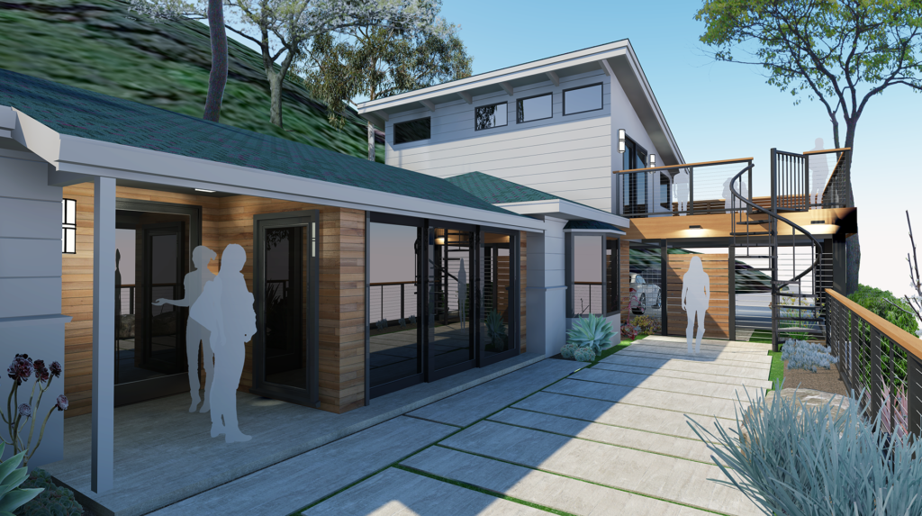 Orinda modern exterior remodel