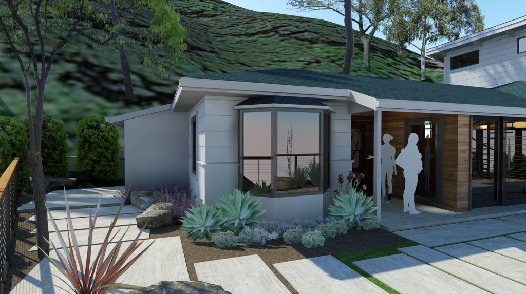 Orinda modern exterior remodel